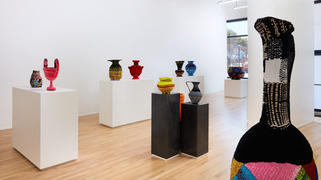 Salvador Dominguez, Mano de obra, exhibition view. Courtesy of Andrew Rafacz