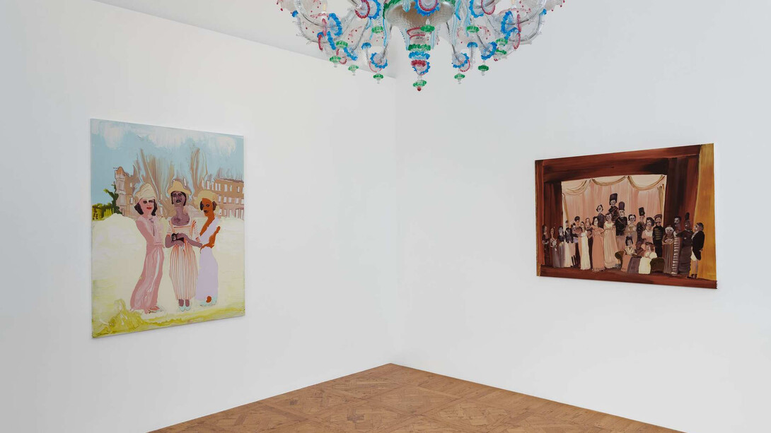 Genieve Figgis, Unearthly pursuits, exhibition view. Courtesy of Almine Rech