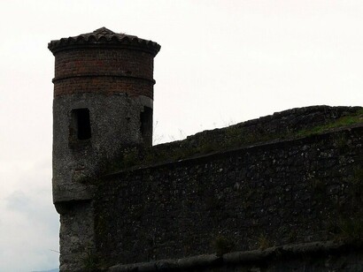 La torretta del forte, Gavi, Piemonte, Italia