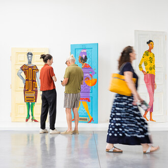 Artistes divers, 10e biennale de peinture, vue de l'exposition. Avec l'aimable autorisation du Museum Dhondt-Dhaenens