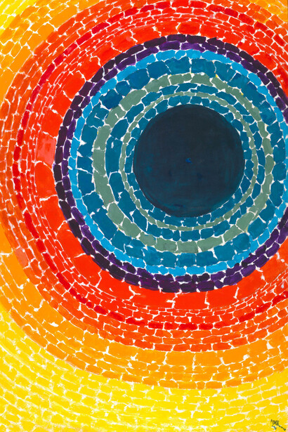 Alma Thomas, The eclipse, 1970. Courtesy of Denver Art Museum