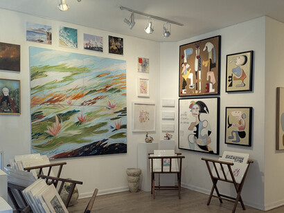 Various artists, The emotive power of color, exhibition view. Courtesy of Van
Der Plas Gallery