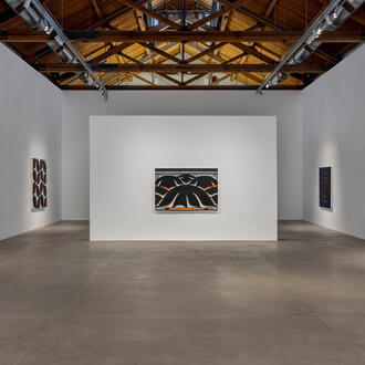 Roger Brown, Weathervane, exhibition view. Courtesy of Gray Gallery