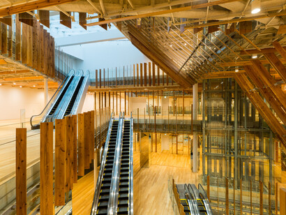 Staircase design, Toyama Glass Art Museum