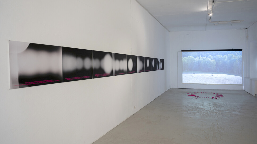 Aušra Kaziliūnaitė, The light that grows, exhibition view. Courtesy of Meno Parkas Gallery