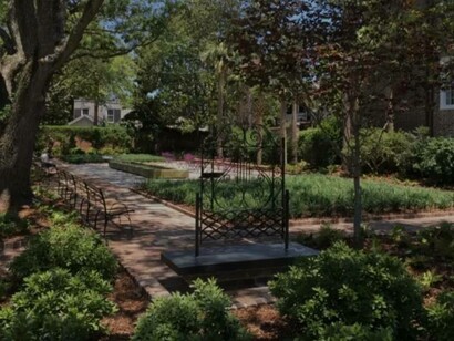 The green spaces in Charleston, South Carolina
