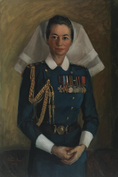 Brenda Bury, Major Edna Esther Andrews. Courtesy of the Canadian War Museum