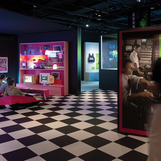 Um längen voraus, ausstellungsansicht. Mit freundlicher genehmigung des Olympischen Museums