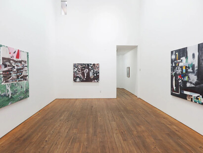 Zlatan Vehabović', The school of raging thought, exhibition view. Courtesy of Marc Straus. Photo by Martina Scala