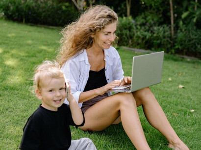 Efficient time management and self-care go hand-in-hand, as illustrated by this working mom who finds peace and productivity in her garden sanctuary