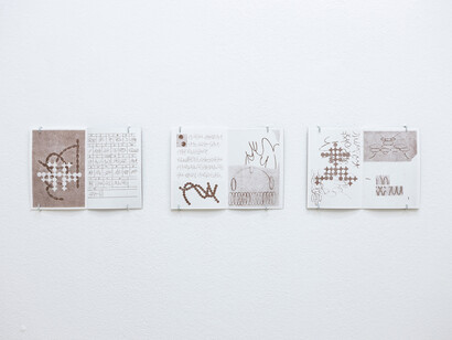 Various artists, We didn’t interview them, we just made some noise, exhibition view. Courtesy of Gallery 35M2