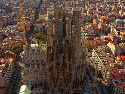 The Basílica i Temple Expiatori de la Sagrada Família, otherwise known as Sagrada Família, is a church under construction in the Eixample district of Barcelona, Catalonia