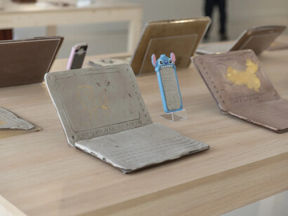 Sandra Ramos, Impossible dialogue: sumerian disputations, exhibition view. Courtesy of Pan American Art Projects Gallery