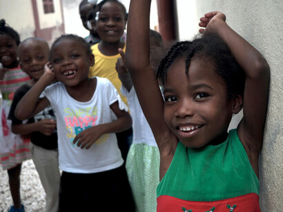 Almost half of the Haiti population is younger than age 20