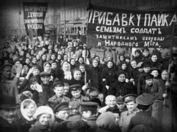 Protestos socialistas na Rússia