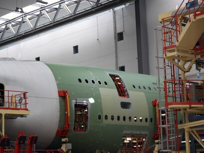 El fuselaje del A-380