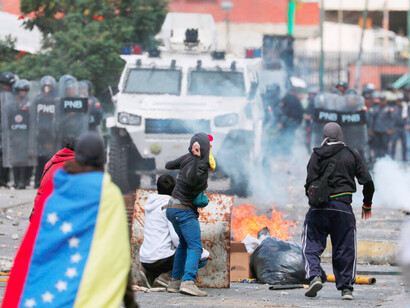 Protestas en Venezuela contra el régimen chavista durante el año 2017