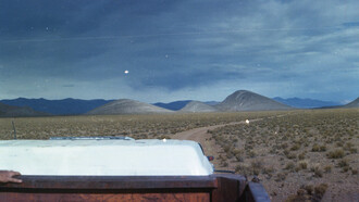Vista durante el viaje en camión a Laguna Colorada, Jujuy, Argentina. Fotografía de Fabricio N. Nicastro Torres