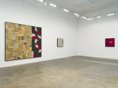Samuel Levi Jones, abstraction of truth, exhibition view. Courtesy of Vielmetter