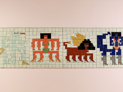 Esther Elia, Aryeeta, Bakhta Karobta, Palashta, ou Khwaweeta m’Pookhilta, 2023. Courtesy of Gerald Peters Contemporary