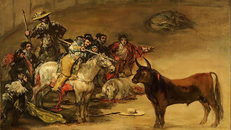 Francisco Goya, Bullfight, Suerte de Varas