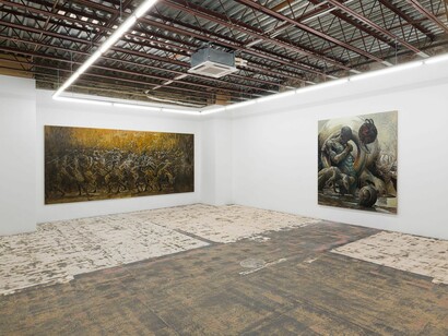 Kye Christensen-Knowles, Herein, exhibition view. Courtesy of Lomex Gallery