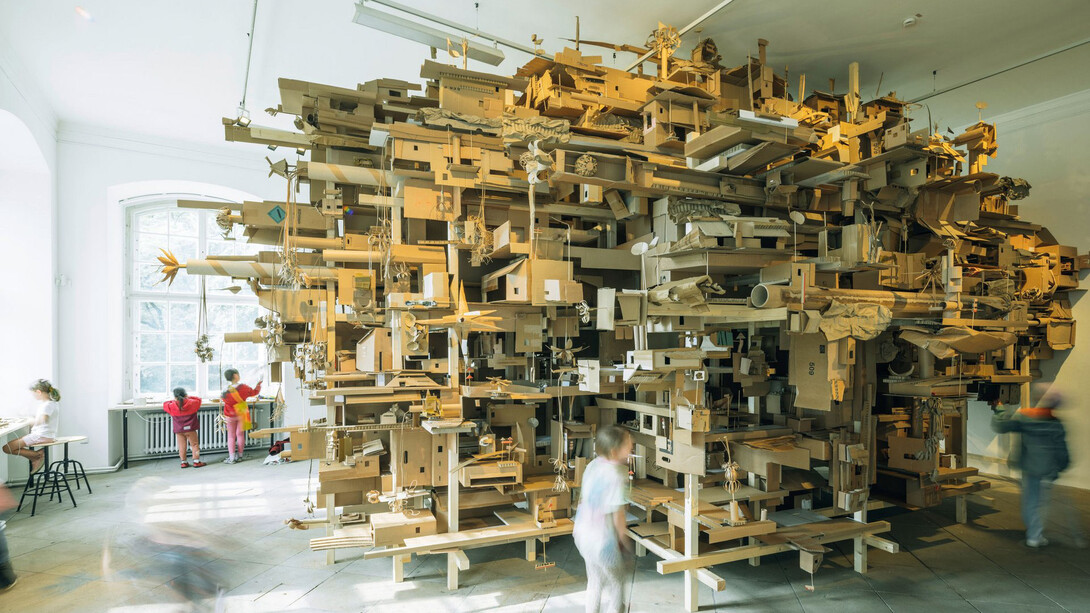 Various artists, Children's biennale planet Utopia, exhibition view. Courtesy of Albertinum Museum