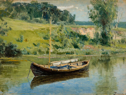 V.D. Polenov, Boat, 1880. Courtesy of New Tretyakov Gallery