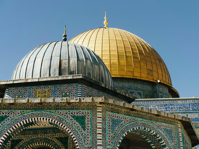 Mosquée al-Aqsa, Jérusalem. L'importance religieuse commune et la coexistence historique pacifique des trois religions sont des facteurs favorables à la création d'une République autonome à Jérusalem