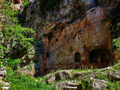 Castalia Spring, one of the most sanctified springs found in Delphi