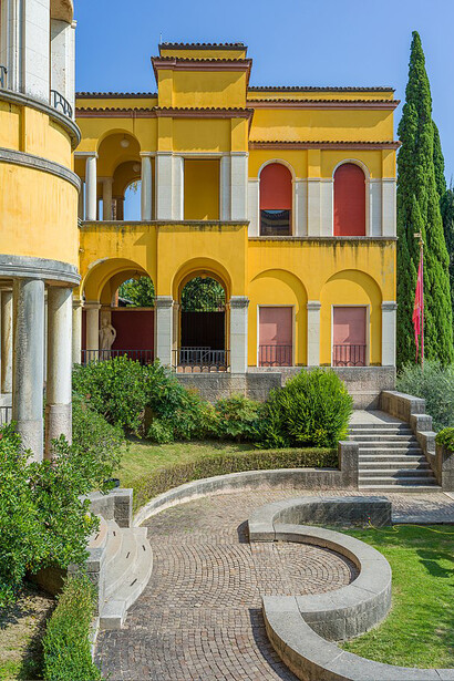 The Dalmata Square at the Vittoriale degli Italiani, Italy