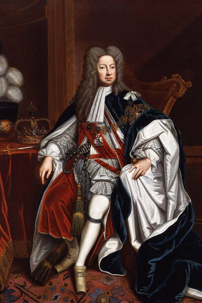 George I, was King of Great Britain and Ireland from 1 August 1714