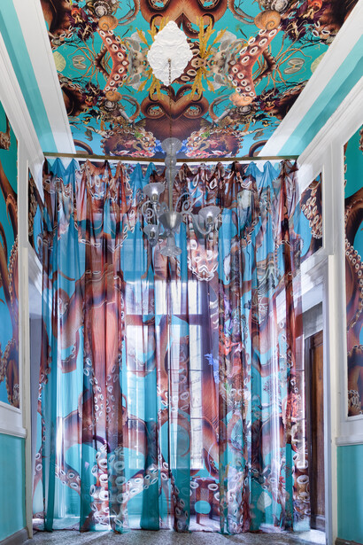 Austin Young Fallen Fruit, Mariage of the Sea (The Rape of Venice), Italy, photography by Maria Rosce