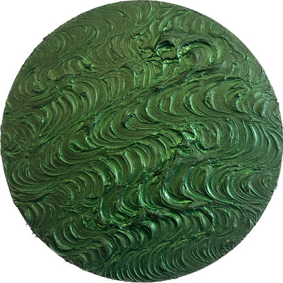 Ashanté Kindle, Emerald dreams 1, 2022. Courtesy of Red Arrow Gallery