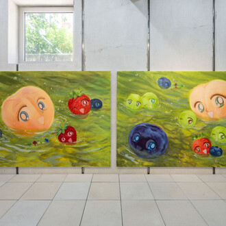 Liu Yin, Summer, exhibition view. Courtesy of Kiang Malingue