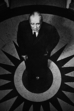 El escritor argentino Jorge Luis Borges en 1969 en L'Hôtel, París