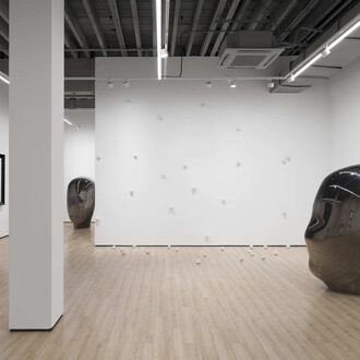 Not Vital, Portraits, exhibition view. Courtesy of Almine Rech