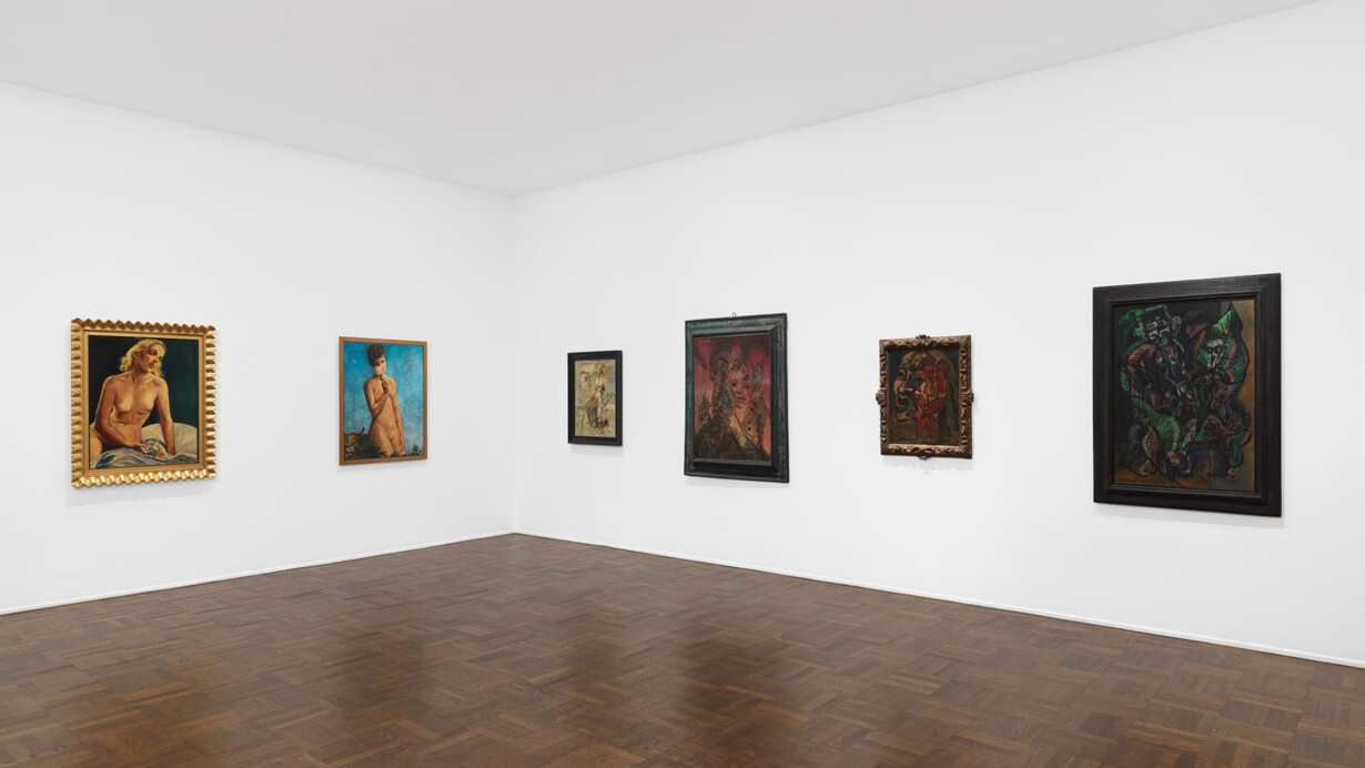 Francis Picabia, Femmes, exhibition view. Courtesy of Michael Werner Gallery