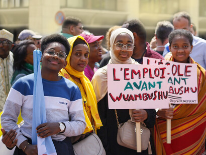 Manifestation contre la loi Immigration, Marseille, France, 29 avril 2023