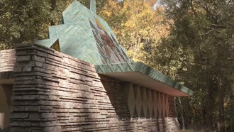 Exposición FW. Frank Lloyd Wright Suroeste de Pensilvania. Rododendro-Capilla