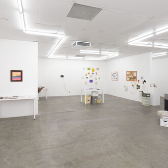 Chris Kraus and Juliana Halpert, Civil commitment, exhibition view. Courtesy of Bel Ami Gallery