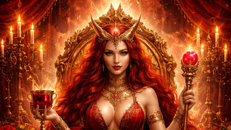 Entre os véus da tradição thelêmica e os ecos das tradições ocultistas, Babalon se ergue como um arquétipo de vertigem e revelação. Ela é a Rosa Sangrante do Abismo, a mulher que devora fronteiras, o cálice que transborda. Sua presença rompe o confinamento simbólico imposto ao feminino e o devolve ao seu estado primordial: indomado, consciente, criador. Babalon não é apenas uma Deusa: é força iniciática. Sua magia nasce do sangue, do prazer e da entrega total ao que é divino e carnal ao mesmo tempo