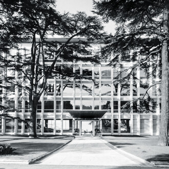 North facade of the Cedar building © Archives of Vaudoise Assurances, Lausanne / Photo: Agence de Jongh