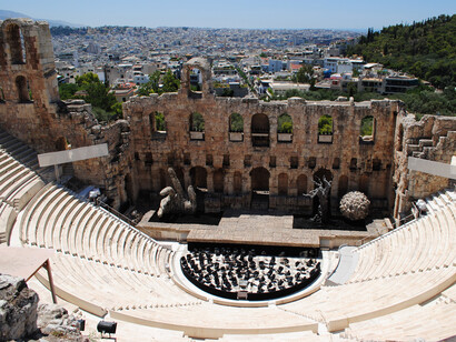Atenas. Odeón de Herodes Ático