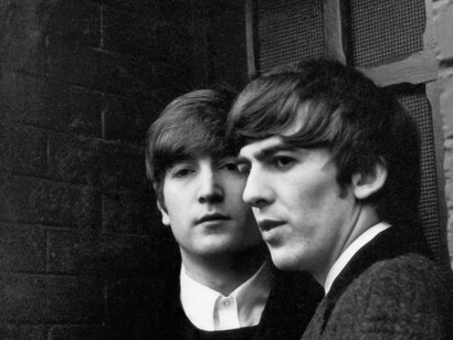 Paul McCartney, John and George, Paris, january, 1964. Courtesy of Fine Arts Museums