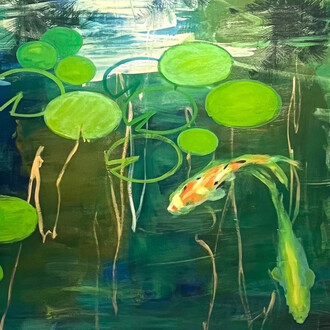 Sheldon Greenberg, After Monet (detail), 2025. Courtesy of Modernism Inc.