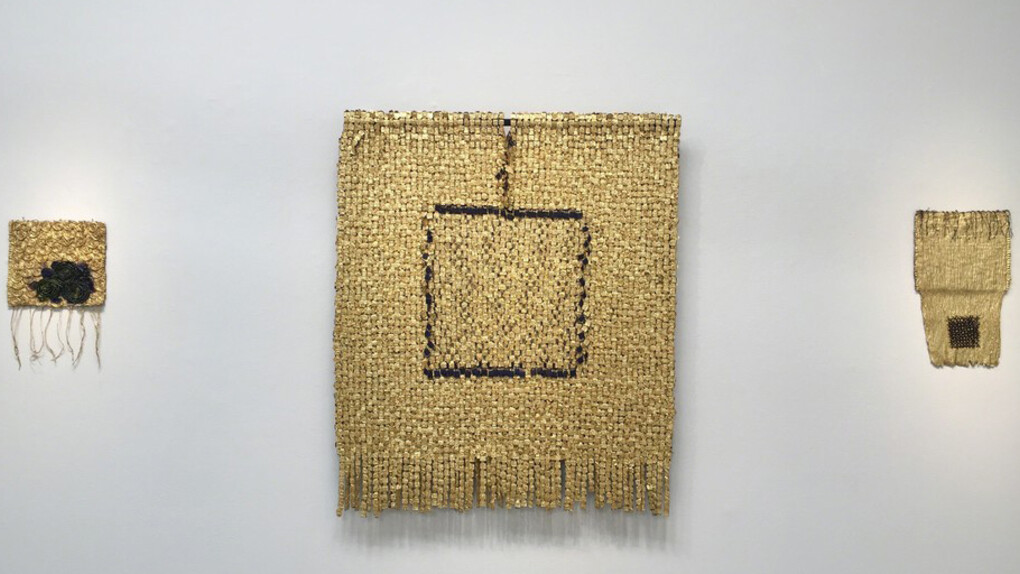 Olga de Amaral, Exhibition view. Courtesy of Latin American Masters