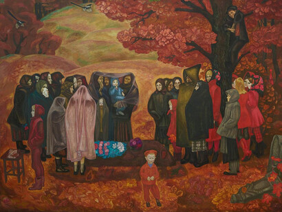 V.E. Popkov, Granny Anisya was a good person, 1971–1973. Courtesy of New Tretyakov Gallery