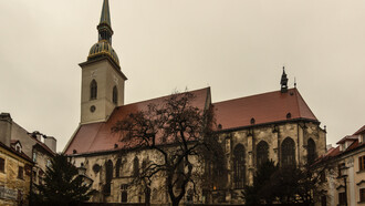 St. Martin's Cathedral (Slovak: Katedrála svätého Martina or Dóm svätého Martina; Hungarian: Szent Márton-dóm or Koronázó templom; German: Kathedrale des Heiligen Martin) is a historic church in Bratislava, Slovakia, and serves as the cathedral of the Archdiocese of Bratislava