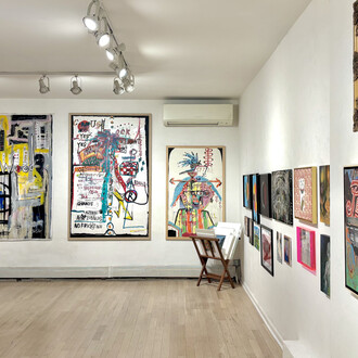 Various artists, Autumn on orchard, exhibition view. Courtesy of Van Der Plas Gallery